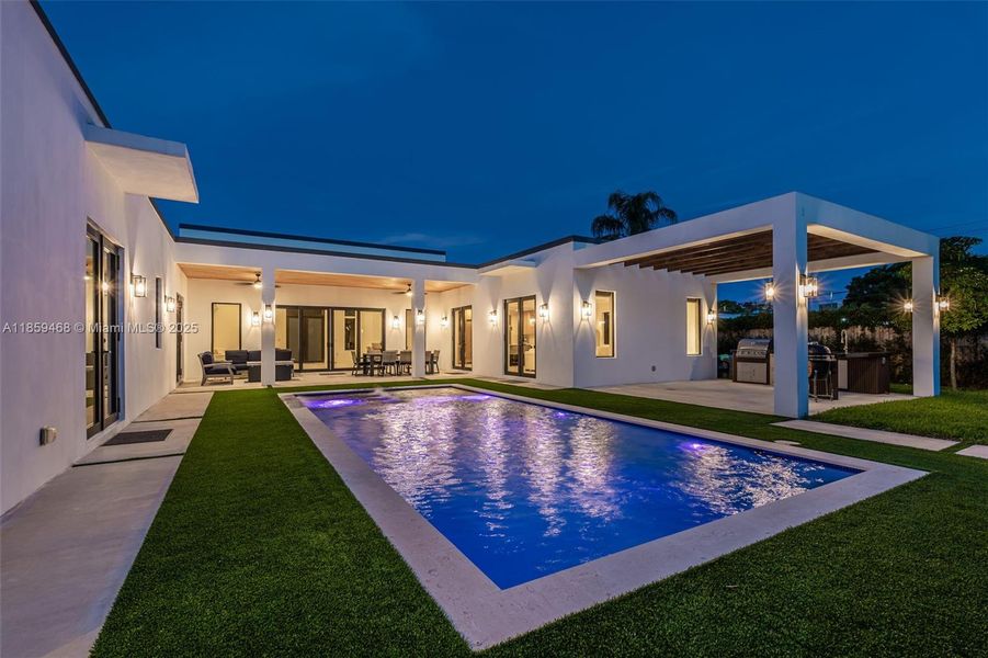 Front exterior of a new home in , Miami, FL, highlighting curb appeal (Image 22).