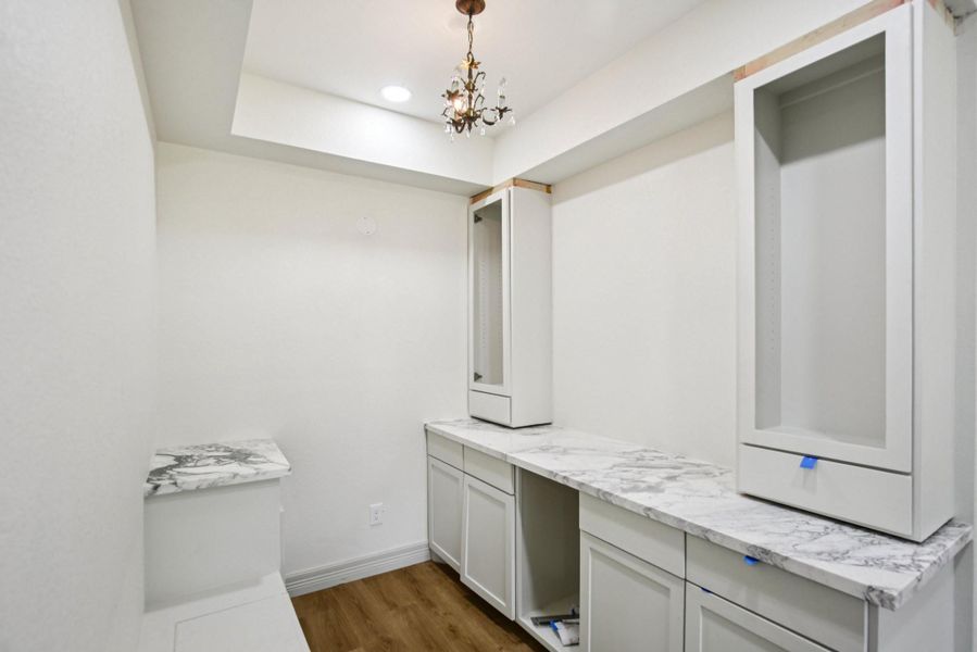 Furnished interior view inside a new home in , Willis (Image 8).