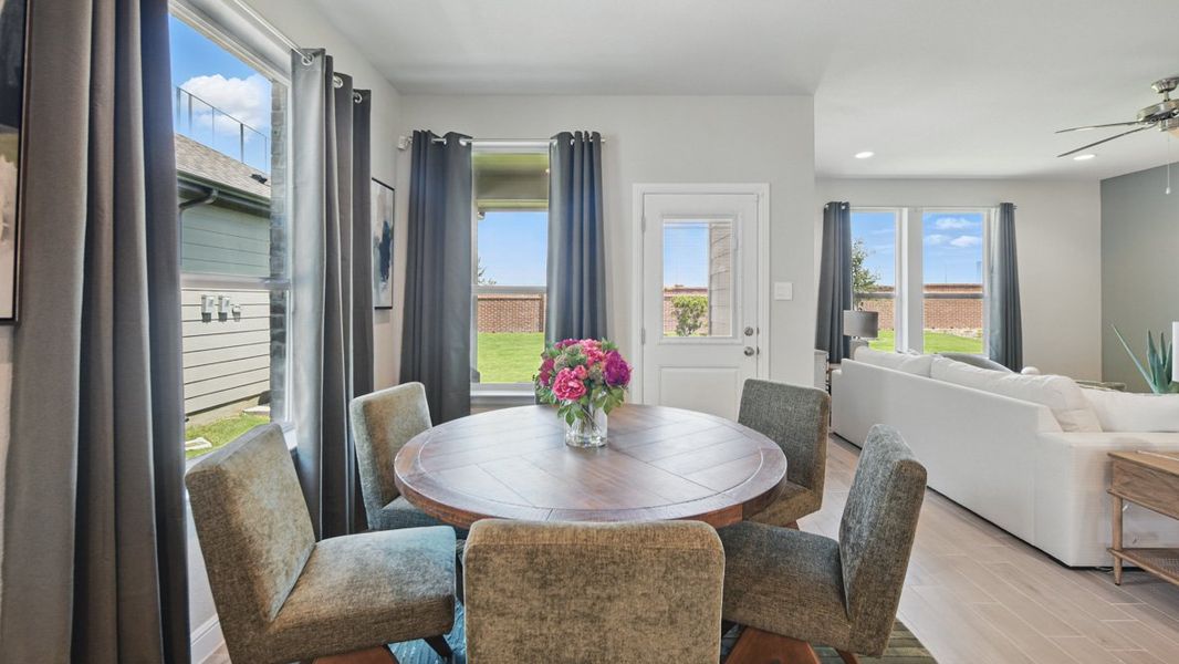 Representative furnished interior of a home built from the MALLARD by D.R. Horton in Rock Creek Ranch, Fort Worth (Image 6). Representative furnished interior of a home built from the MALLARD by D.R. Horton in Rock Creek Ranch, Fort Worth (Image 6).