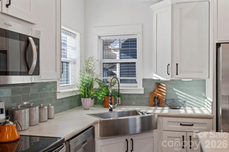 Sunny corner perfect for plants