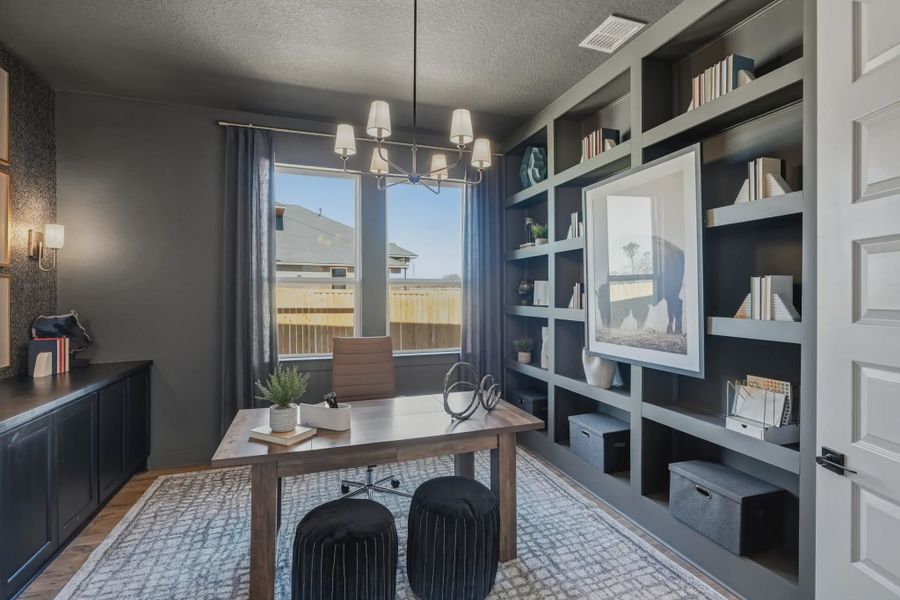 Representative furnished interior of a home built from the Lauren by Chesmar Homes in Alsatian Oaks, Castroville (Image 4).