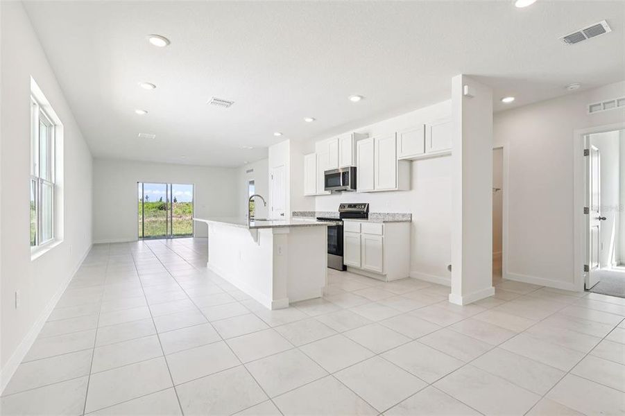 Furnished interior view inside a new home in Hamilton Bluff, Haines City (Image 14).