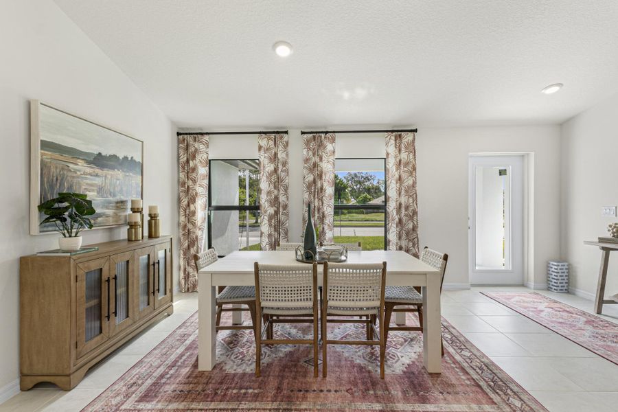 Representative furnished interior of a home built from the St Augustine by Christopher Alan Homes in Palm Bay, Palm Bay (Image 25).