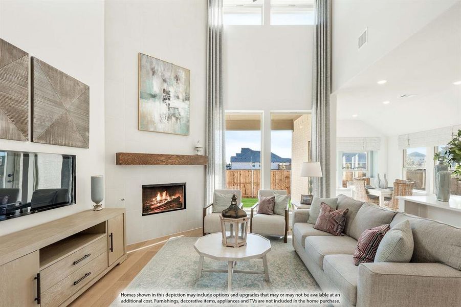Furnished interior view inside a new home in Glenwood Meadows, Denton (Image 11).