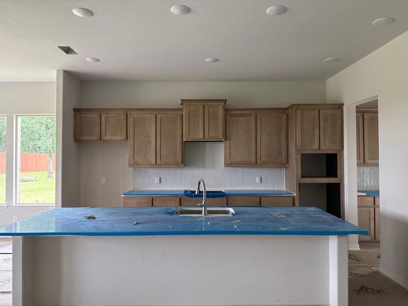 In-progress construction of a new home in Covenant Springs, Springtown, TX (Image 7).