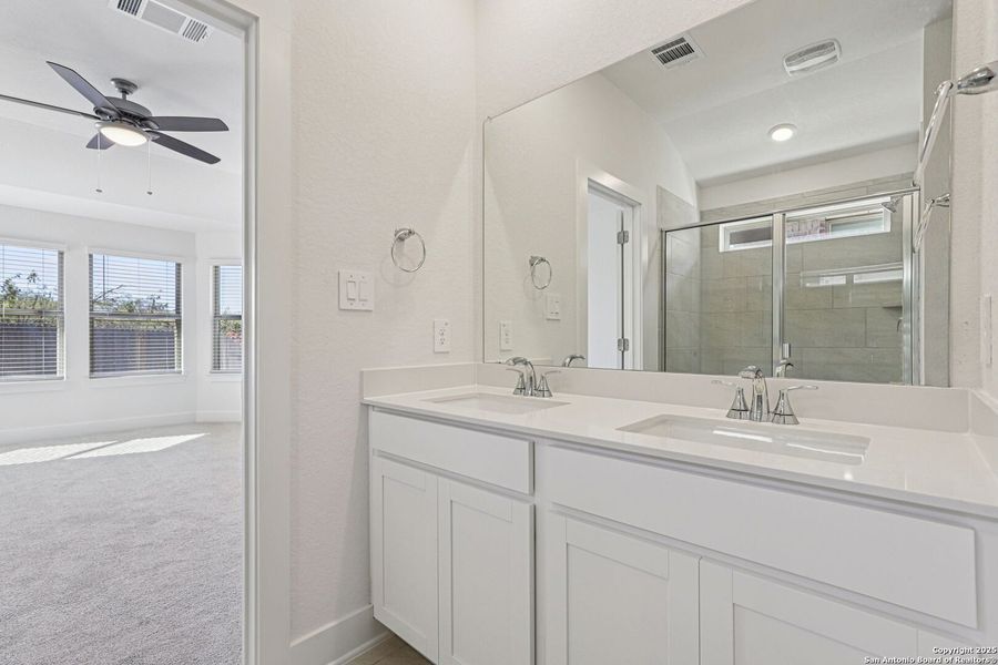 Furnished interior view inside a new home in Comanche Ridge, San Antonio (Image 13).