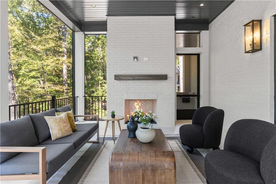 Exterior details and patio area of a home in , Greensboro (Image 28).