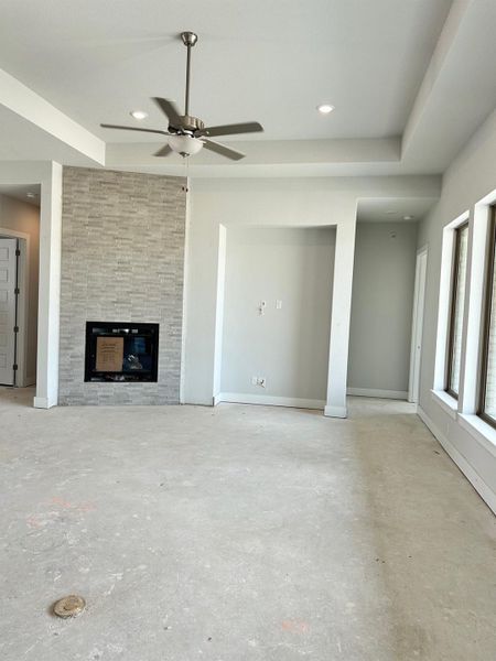 Fireplace in Open Concept Family Room Fireplace in Open Concept Family Room