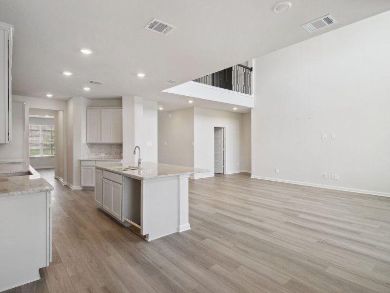 Furnished interior view inside a new home in Arcadia Ridge - Classic Series, San Antonio (Image 6).