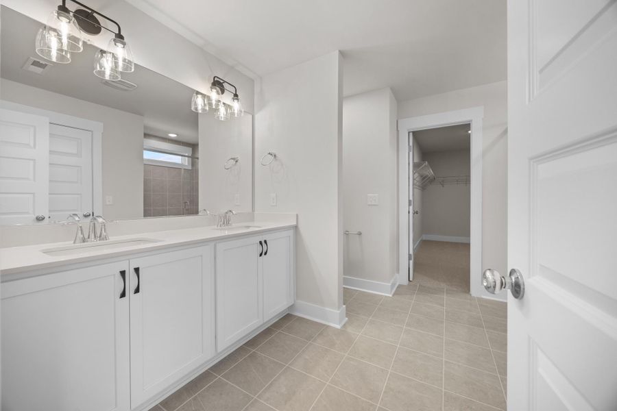 Representative furnished interior of a home built from the Doorbells and Sleighbells by Garman Homes in McConnell Ridge, McLeansville (Image 6).