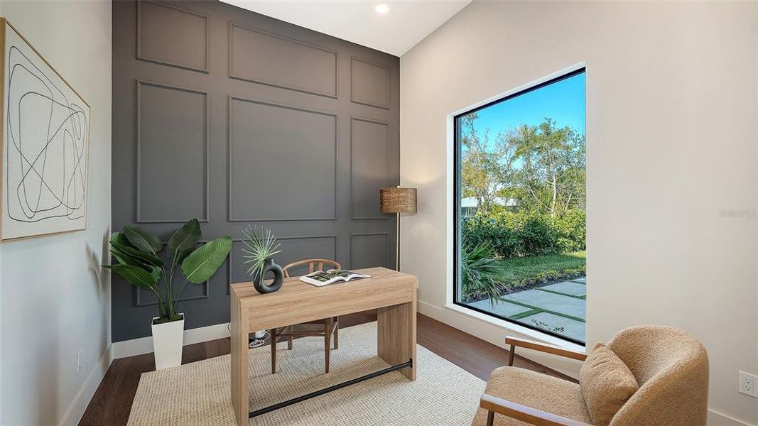 Furnished interior view inside a new home in , Sarasota (Image 19).