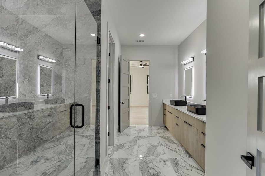 Furnished interior view inside a new home in , Buford (Image 15).