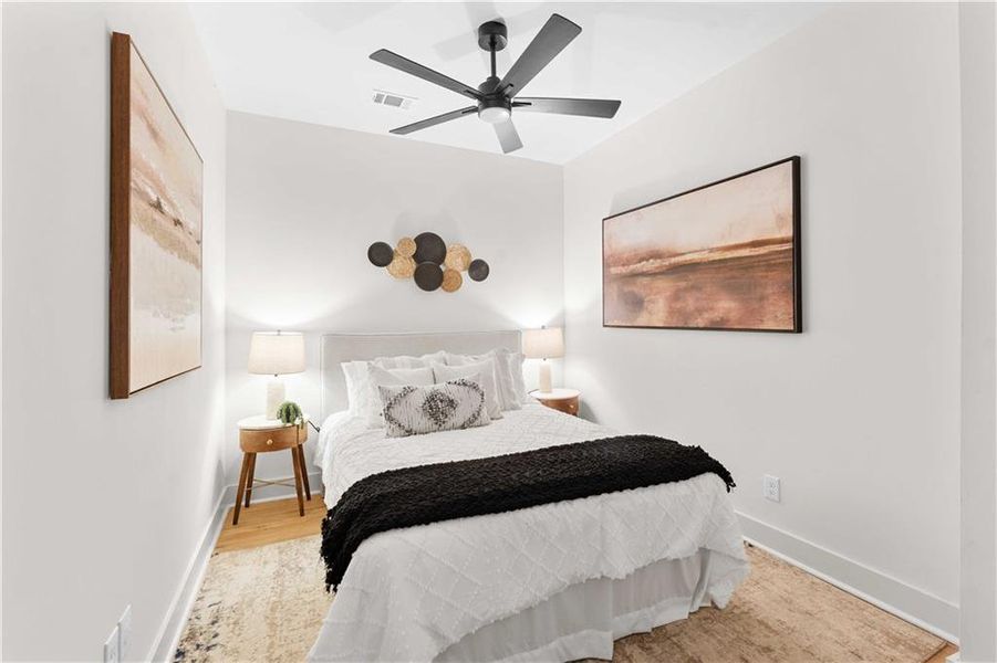 Furnished interior view inside a new home in , Atlanta (Image 8).