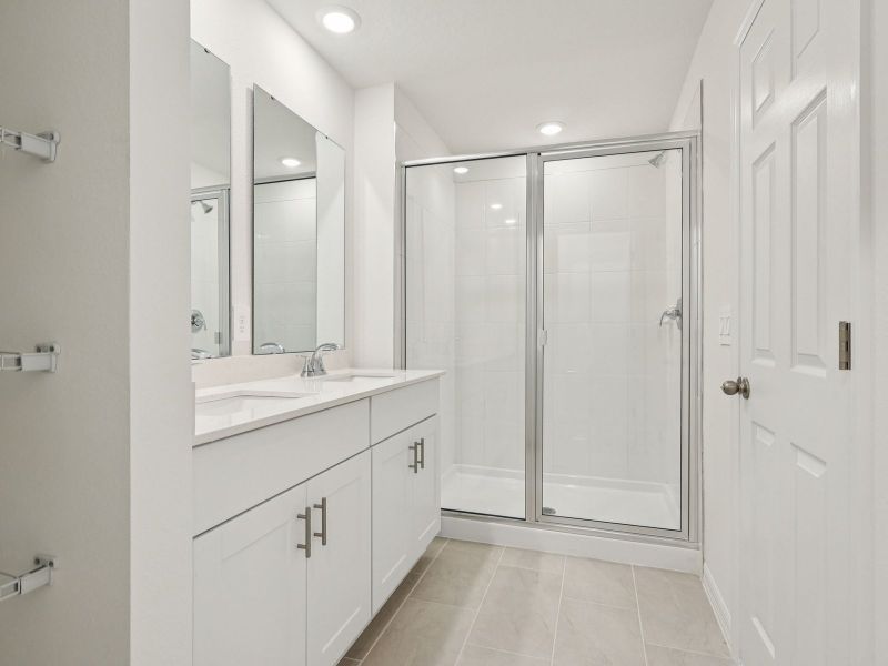 Furnished interior view inside a new home in Cagan Crossings West, Clermont (Image 4).