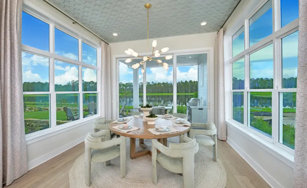 Furnished interior view inside a new home in Weslyn Park at Sunbridge, St. Cloud (Image 28).