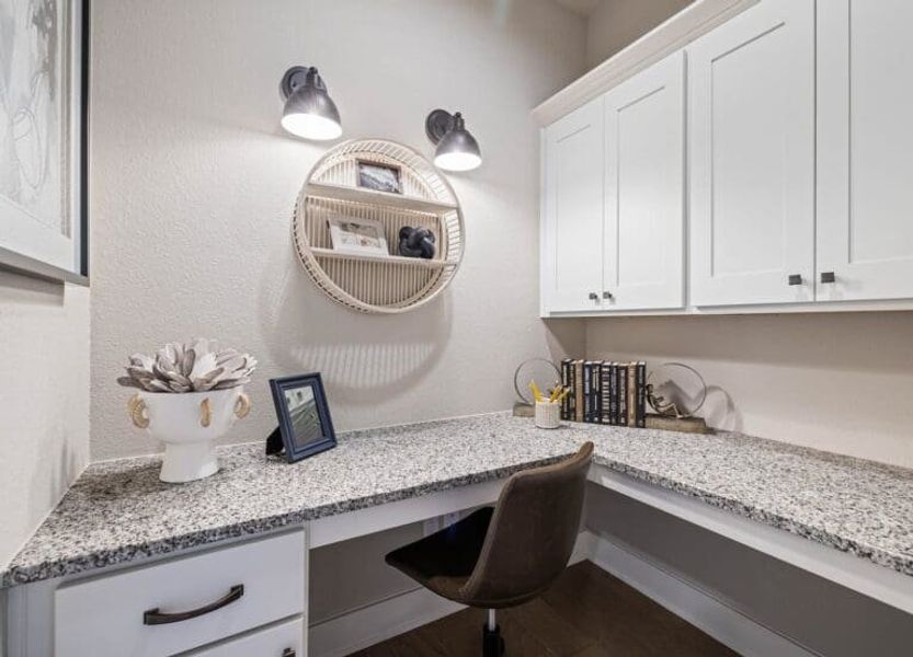 Whitehall Floor Plan in The Colony, Bastrop | Sitterle Homes Pocket Office