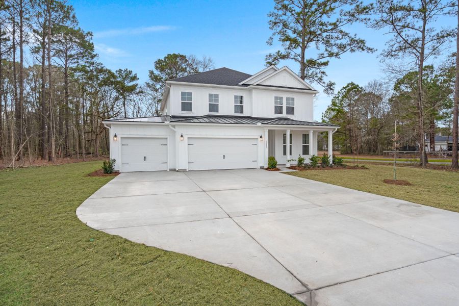 Front exterior of a new home in , Mount Pleasant, SC, highlighting curb appeal (Image 27).
