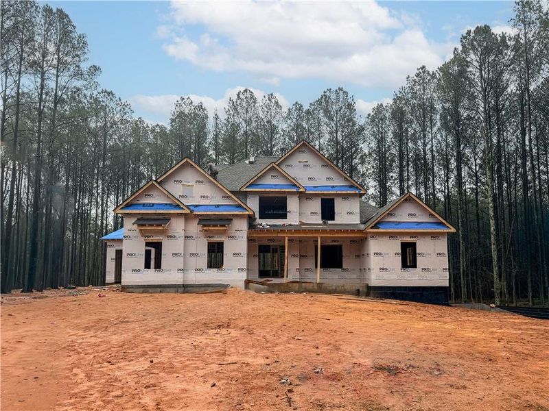 In-progress construction of a new home in St. Regis, Oxford, GA (Image 2). In-progress construction of a new home in St. Regis, Oxford, GA (Image 2).