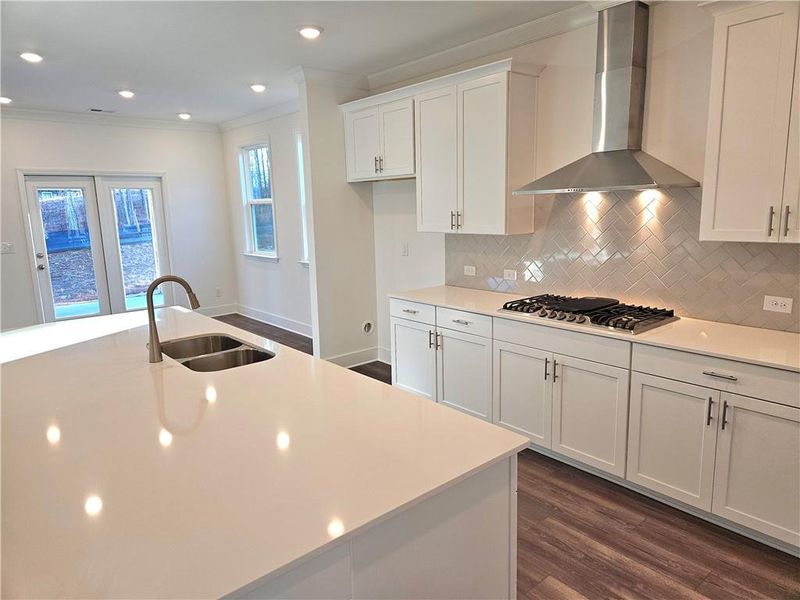 Furnished interior view inside a new home in Park at Ansleigh Farms, Dallas (Image 14).