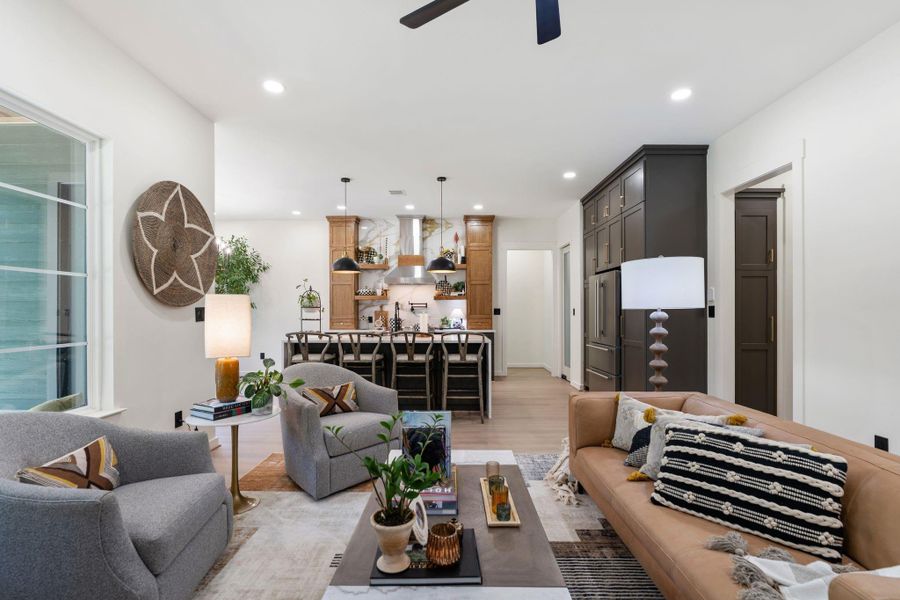 Furnished interior view inside a new home in , Livingston (Image 10).