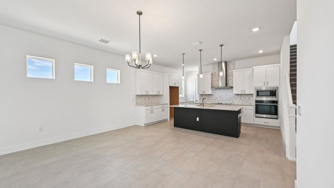 The Dining Room and Kitchen