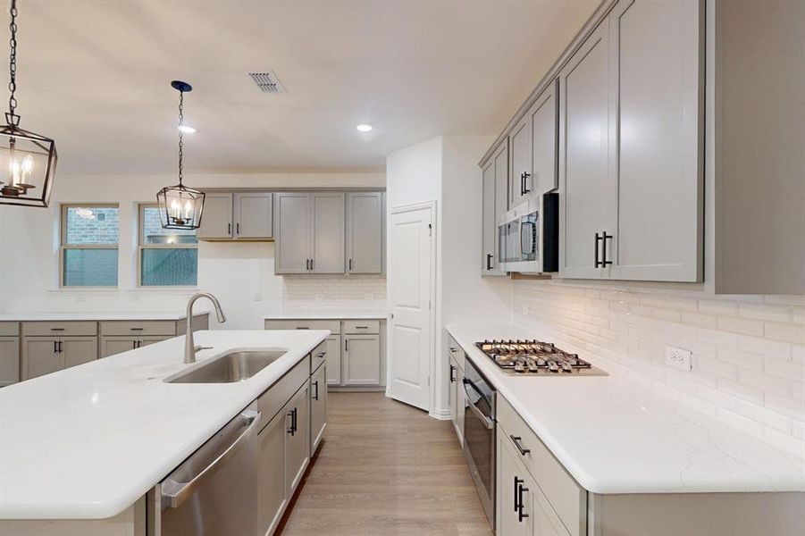 Furnished interior view inside a new home in Lilybrooke at Legacy Hills, Celina (Image 9).