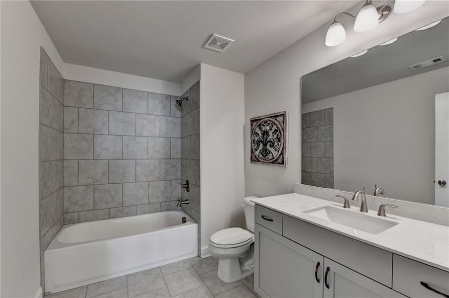 Furnished interior view inside a new home in , Duluth (Image 15).