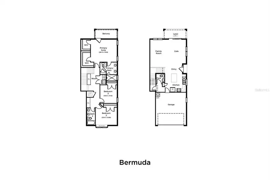 2D floor plan layout of this home in , Wesley Chapel, FL (Image 4).