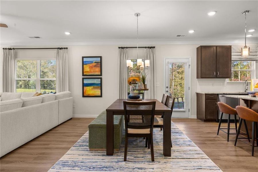 Furnished interior view inside a new home in Summerfield Place, Carrollton (Image 14). Furnished interior view inside a new home in Summerfield Place, Carrollton (Image 14).