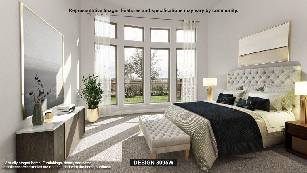 Furnished interior view inside a new home in Colton 55', Montgomery (Image 5). Furnished interior view inside a new home in Colton 55', Montgomery (Image 5).