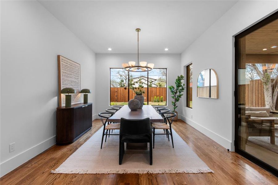 Furnished interior view inside a new home in , Dallas (Image 26).