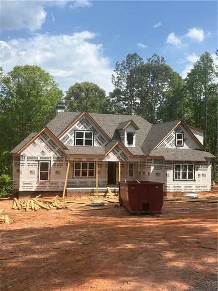 In-progress construction of a new home in , Ball Ground, GA (Image 45).