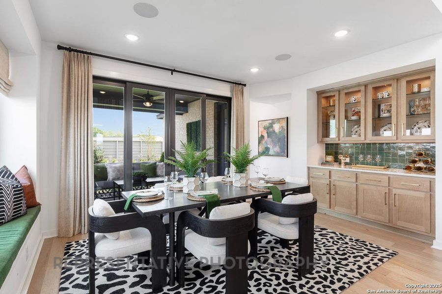 Furnished interior view inside a new home in Davis Ranch: 45ft. lots, San Antonio (Image 33).