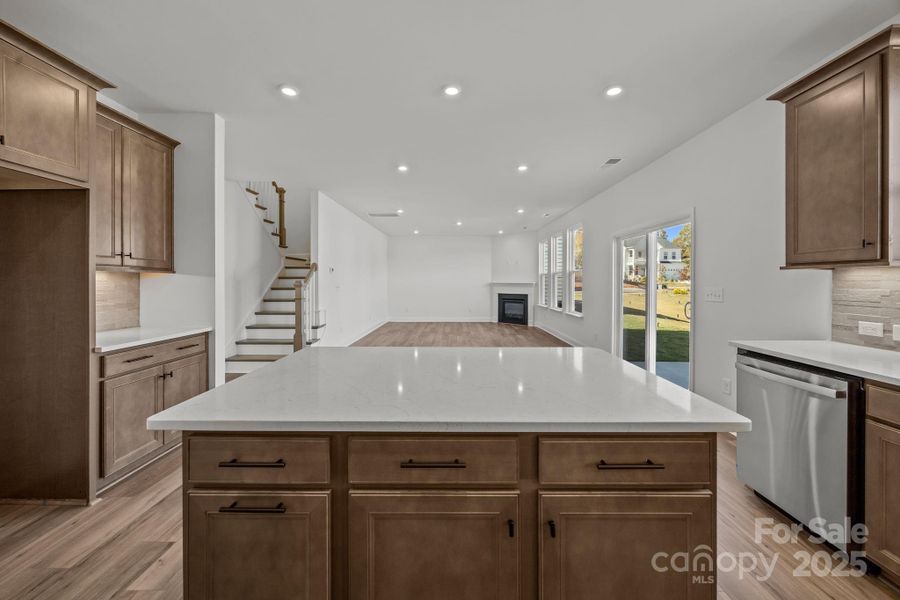 Furnished interior view inside a new home in Farms at Bellingham, Mooresville (Image 6).
