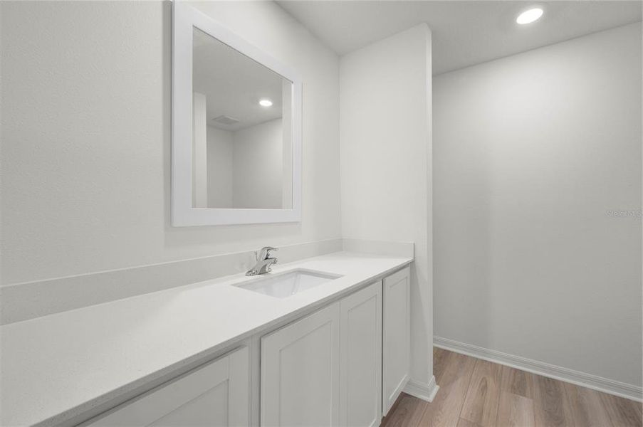 Furnished interior view inside a new home in Gum Lake Preserve, Lake Alfred (Image 12).