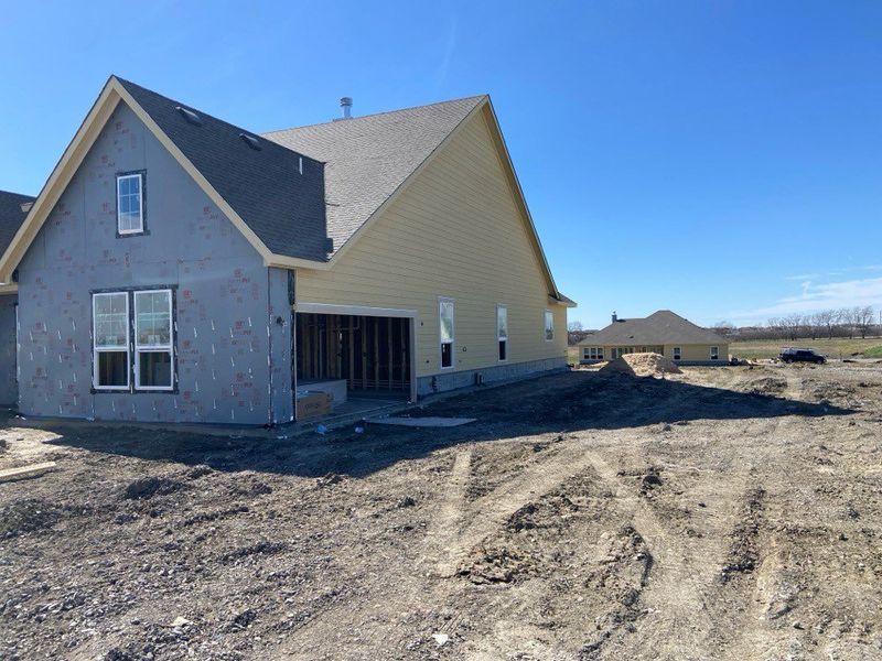 In-progress construction of a new home in Hillview Addition, Decatur, TX (Image 4).