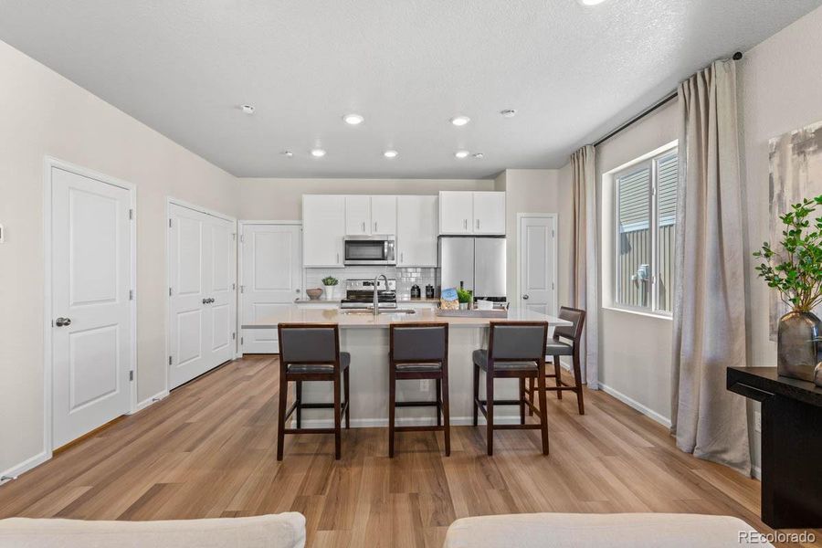 Furnished interior view inside a new home in Green Valley Ranch, Aurora (Image 9).