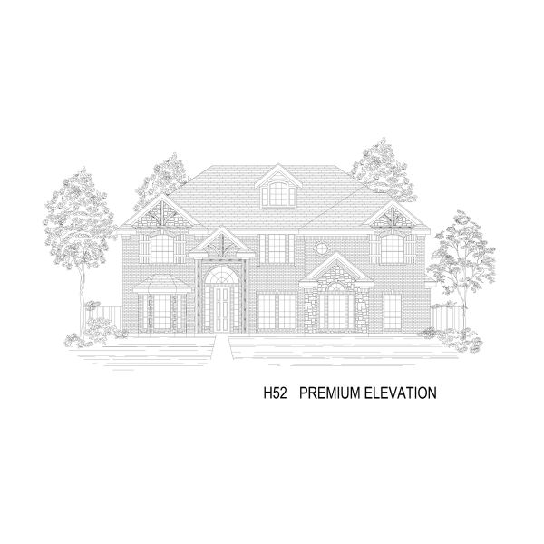 Representative rendering of the exterior for the Coventry 2FS by First Texas Homes (Image 13).