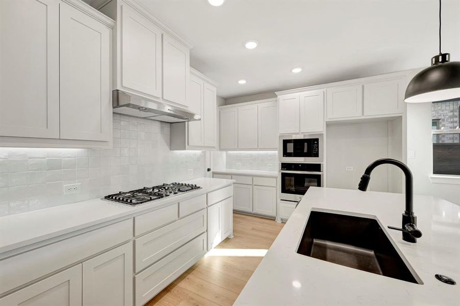 Furnished interior view inside a new home in Solterra - Garden Series, Mesquite (Image 9).