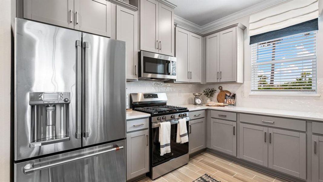 Furnished interior view inside a new home in Esplanade at Wiregrass Ranch, Wesley Chapel (Image 8).