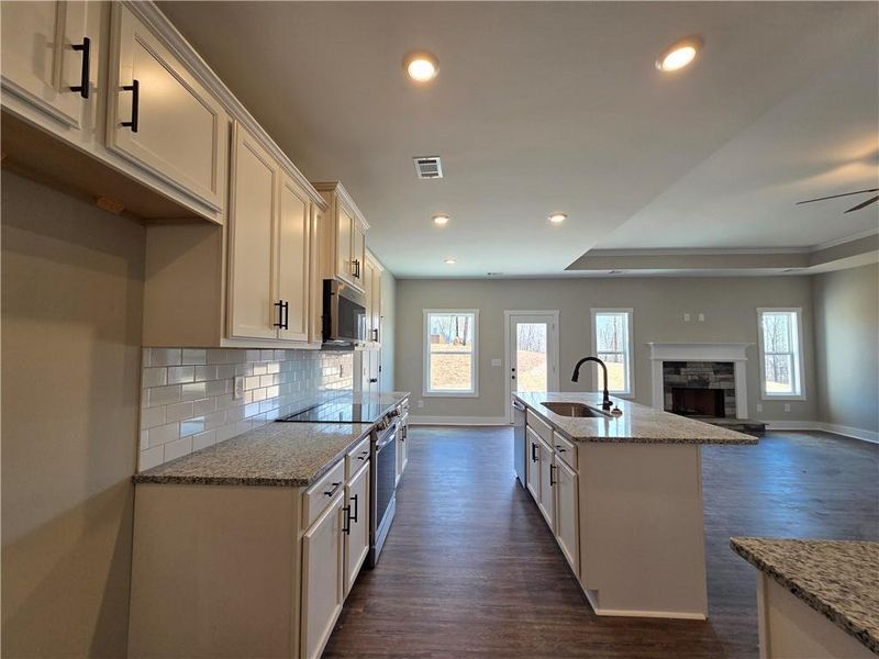 Furnished interior view inside a new home in Benson Estates, Dallas (Image 5).