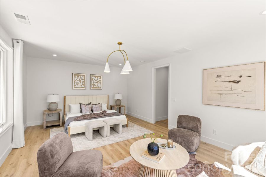 Furnished interior view inside a new home in , Charlotte (Image 32).