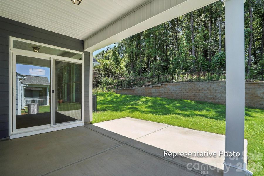 Exterior details and patio area of a home in Waterford Commons, Rock Hill (Image 3).