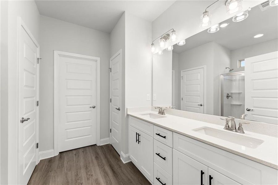 Furnished interior view inside a new home in Magnolia Villas, Cornelia (Image 7).