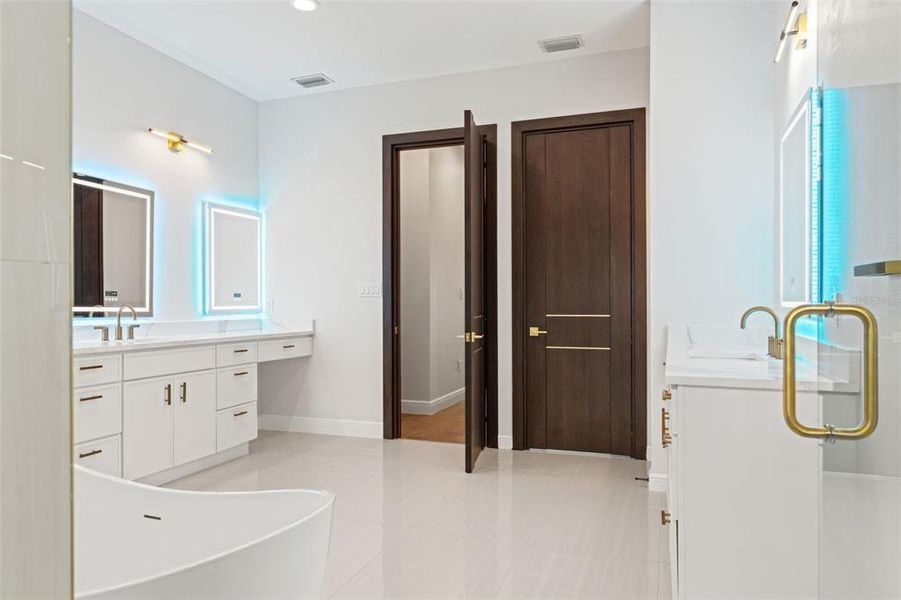 Furnished interior view inside a new home in , Trinity (Image 45).