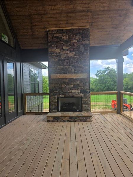 Exterior details and patio area of a home in , Morganton (Image 3). Exterior details and patio area of a home in , Morganton (Image 3).