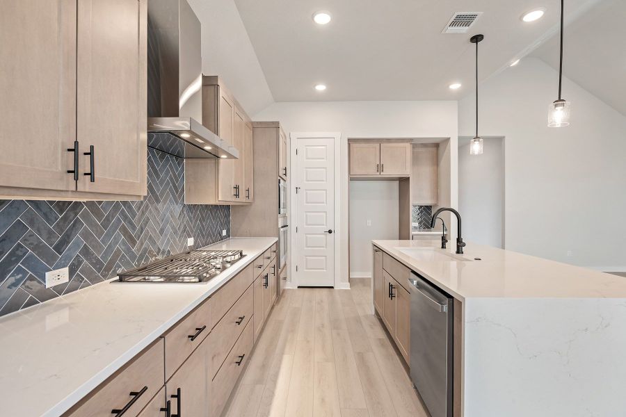 Furnished interior view inside a new home in Lariat, Liberty Hill (Image 6).
