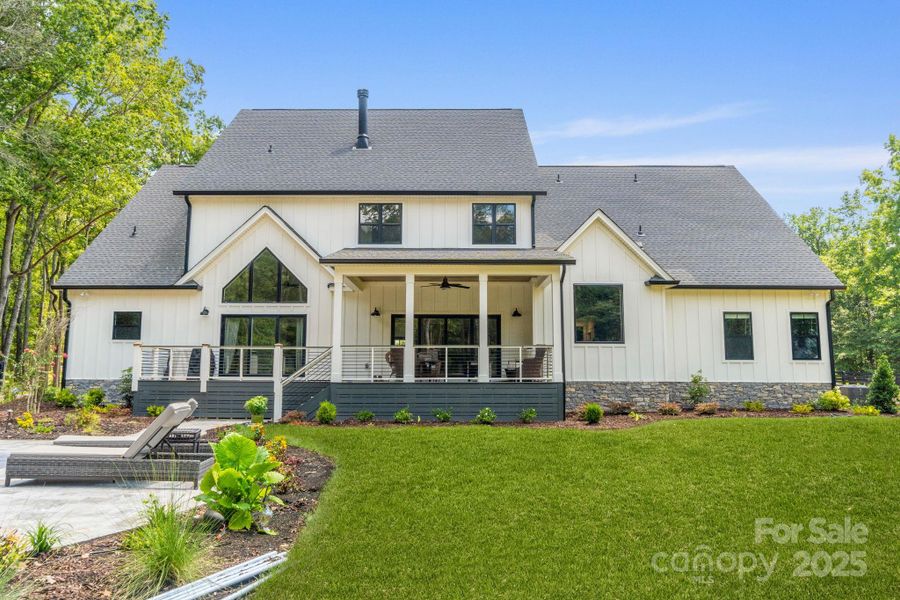 Exterior details and patio area of a home in , Clover (Image 2).