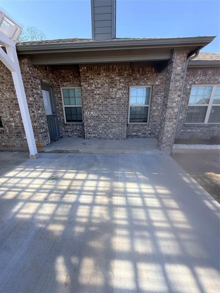Exterior details and patio area of a home in , Bowie (Image 21). Exterior details and patio area of a home in , Bowie (Image 21).
