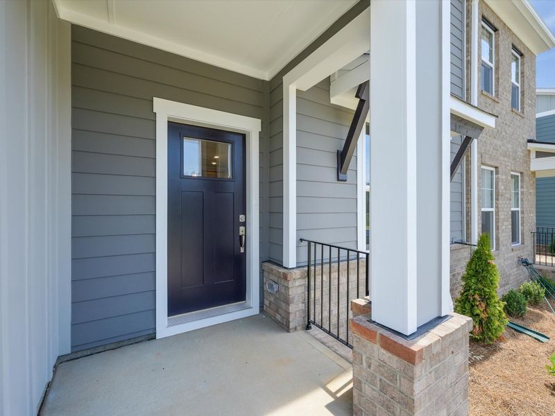 Exterior details and patio area of a home in Hardy Pond Townhomes, Rock Hill (Image 4). Exterior details and patio area of a home in Hardy Pond Townhomes, Rock Hill (Image 4).